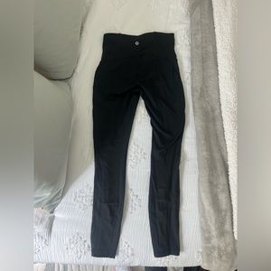 Black lululemon leggings(size 4)